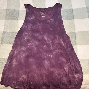 Purple Tie-Dye Women's Top